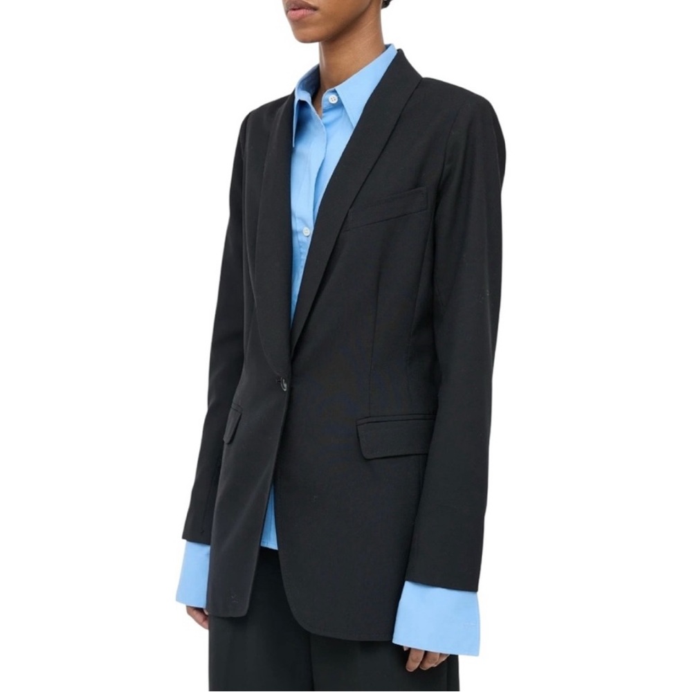 SMYTHE Long Shawl Blazer Medium